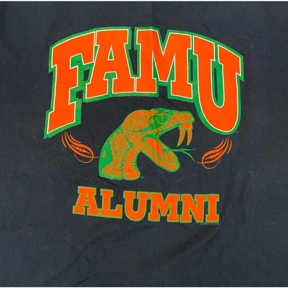 FAMU Rattlers Florida A&M University Alumni Graphic T-shirt Men XL Black - Picture 2 of 5